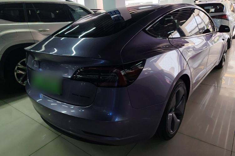 Used Tesla Model 3 2019 Long-Range All-Wheel-Drive Version Rear Right 45 Deg
