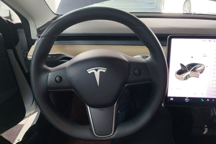 Used Tesla Model 3 2019 Long-Range All-Wheel-Drive Version Steering Wheel
