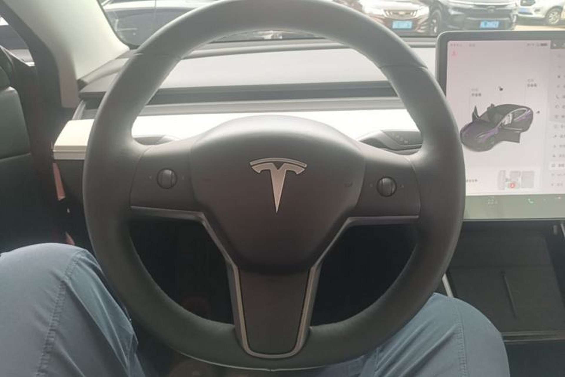 Used Tesla Model 3 2019 Standard Range Rear-Drive Upgraded Version Steering Wheel