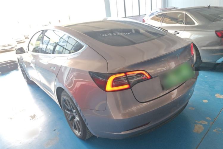 Used Tesla Model 3 2019 Standard Range Rear-Drive Upgraded Version Rear Left 45 Deg