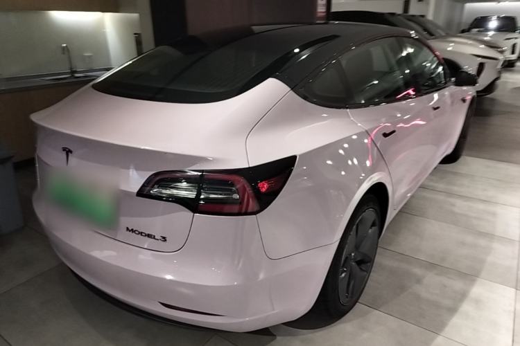 Used Tesla Model 3 2019 Long-Range Rear-Wheel-Drive Version Rear Right 45 Deg