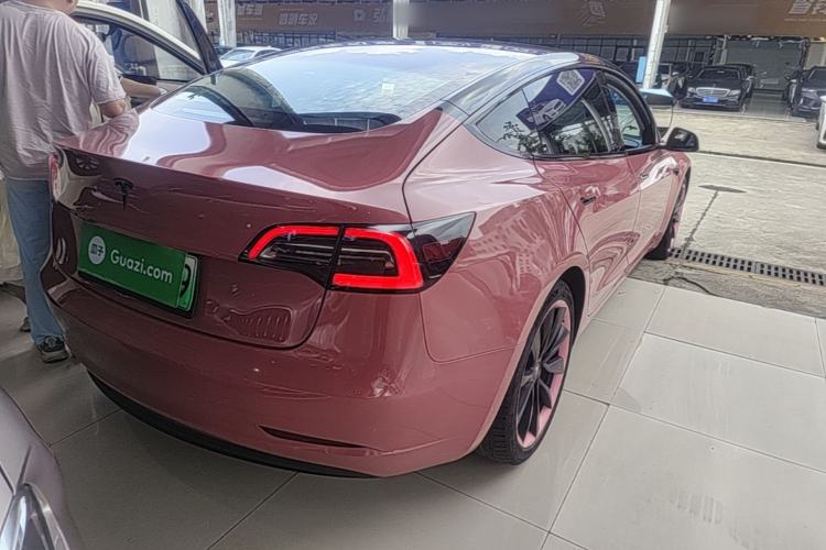 Used Tesla Model 3 2019 Standard Range Rear-Drive Upgraded Version Rear Right 45 Deg
