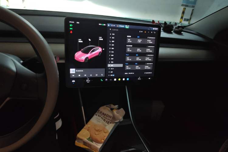 Used Tesla Model 3 2019 Standard Range Rear-Drive Upgraded Version Audio And AC Panel