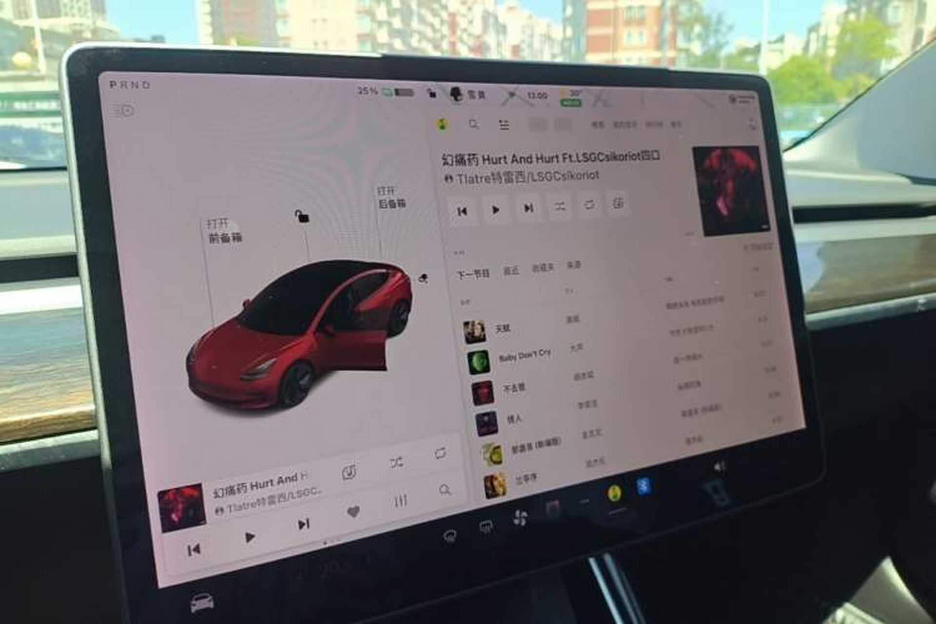 Used Tesla Model 3 2019 Standard Range Rear-Drive Upgraded Version Audio And AC Panel