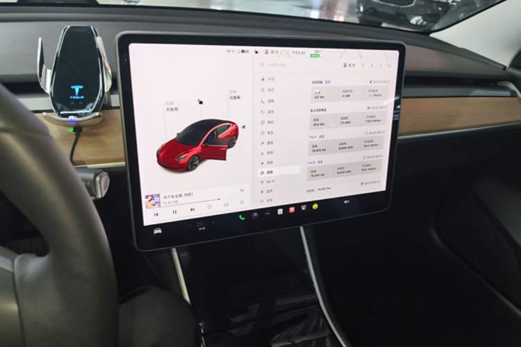 Used Tesla Model 3 2019 Standard Range Rear-Drive Upgraded Version Audio And AC Panel