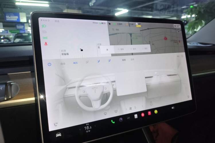 Used Tesla Model 3 2019 Standard Range Rear-Drive Upgraded Version Audio And AC Panel