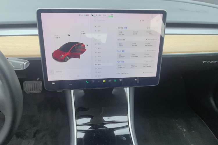 Used Tesla Model 3 2019 Standard Range Rear-Drive Upgraded Version Audio And AC Panel
