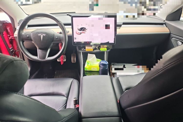 Used Tesla Model 3 2019 Long-Range Rear-Wheel-Drive Version Audio And AC Panel