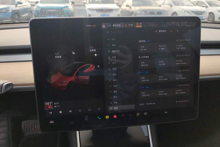Used Tesla Model 3 2019 Standard Range Rear-Drive Upgraded Version Audio And AC Panel