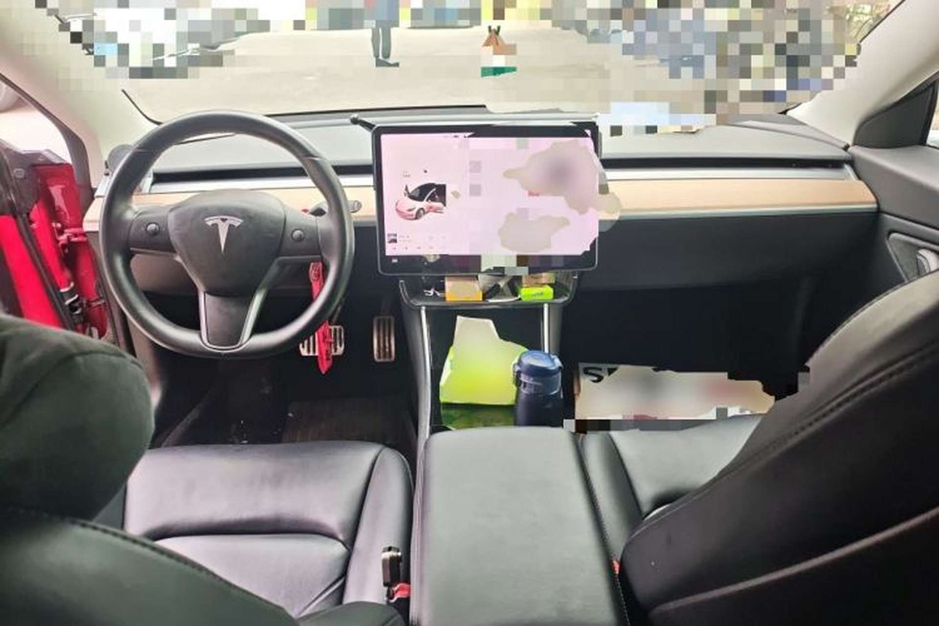Used Tesla Model 3 2019 Long-Range Rear-Wheel-Drive Version Center Console