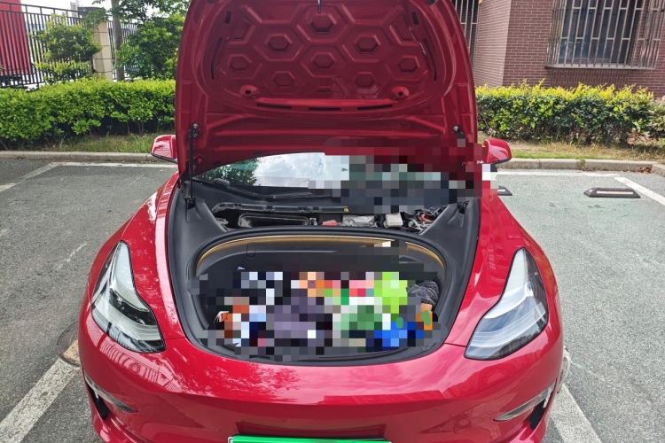 Used Tesla Model 3 2019 Long-Range Rear-Wheel-Drive Version Engine Bay