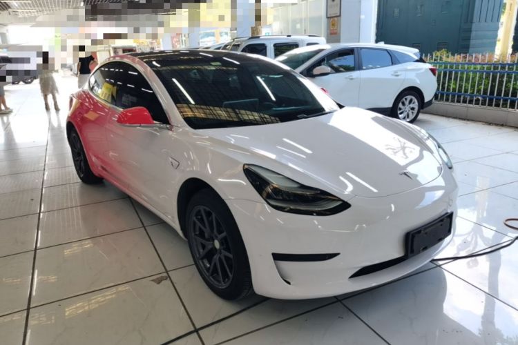 Used Tesla Model 3 2019 Standard Range Rear-Drive Upgraded Version Front Right 45 Deg
