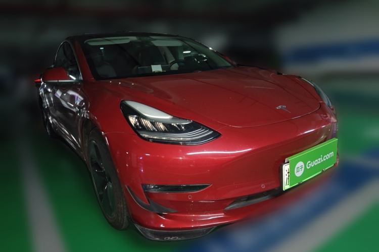 Used Tesla Model 3 2019 Long-Range All-Wheel-Drive Version Front Right 45 Deg