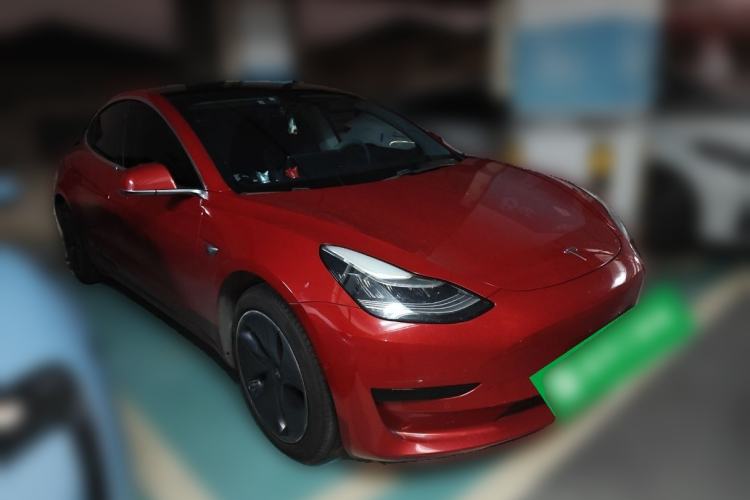 Used Tesla Model 3 2019 Standard Range Rear-Drive Upgraded Version Front Right 45 Deg