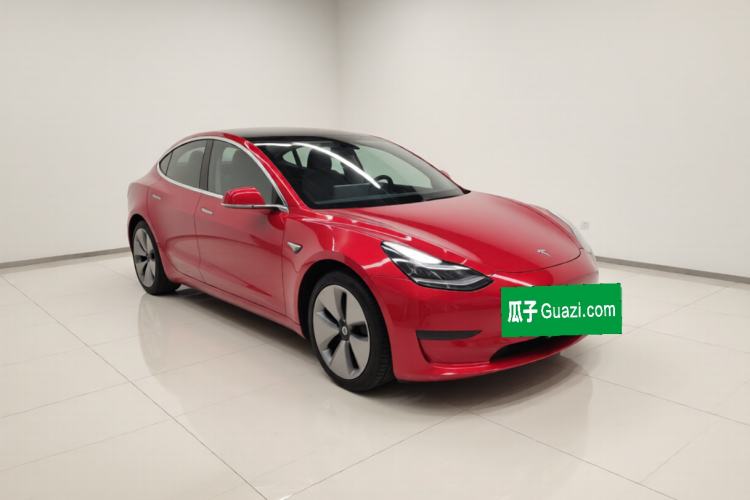 Used Tesla Model 3 2019 Standard Range Rear-Drive Upgraded Version Front Right 45 Deg