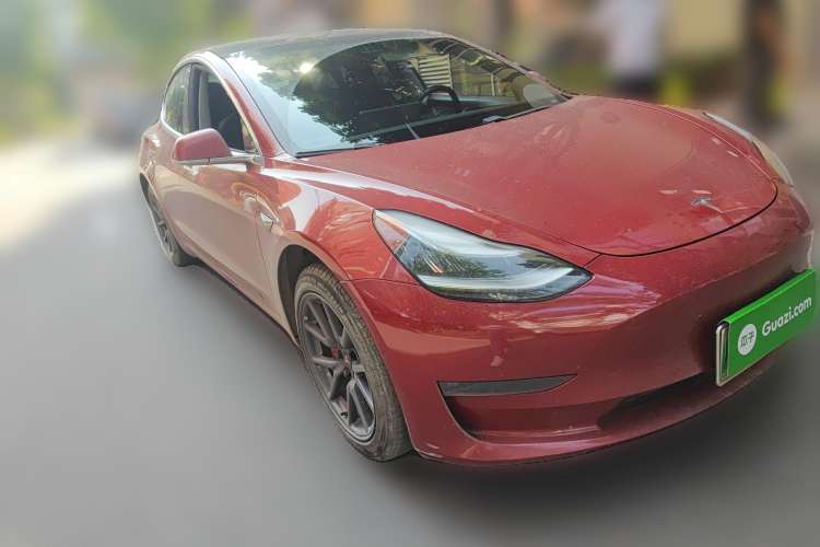 Used Tesla Model 3 2019 Standard Range Rear-Wheel Drive Upgraded Version (60 kWh) Front Right 45 Deg