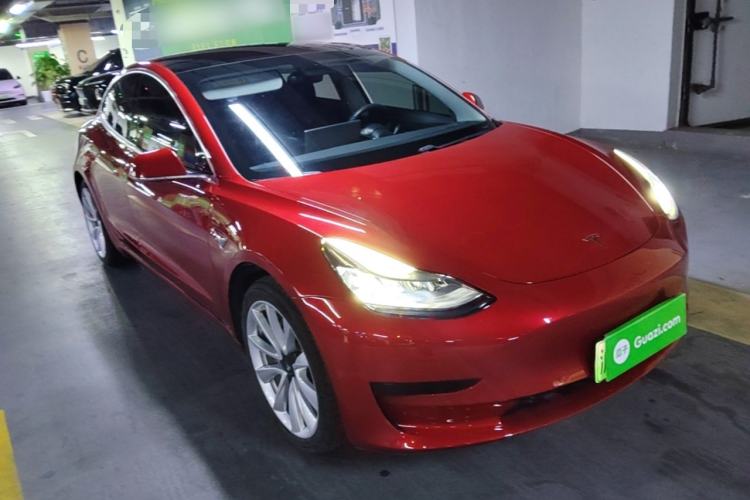 Used Tesla Model 3 2019 Standard Range Rear-Drive Upgraded Version Front Right 45 Deg