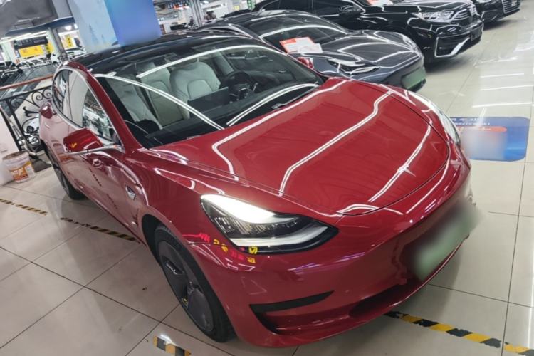 Used Tesla Model 3 2019 Standard Range Rear-Drive Upgraded Version Front Right 45 Deg