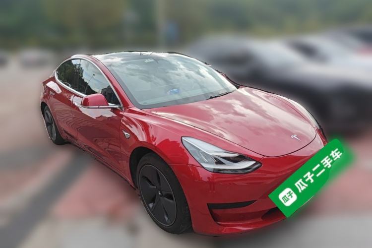 Used Tesla Model 3 2019 Standard Range Rear-Wheel Drive Upgraded Version (60 kWh) Front Right 45 Deg