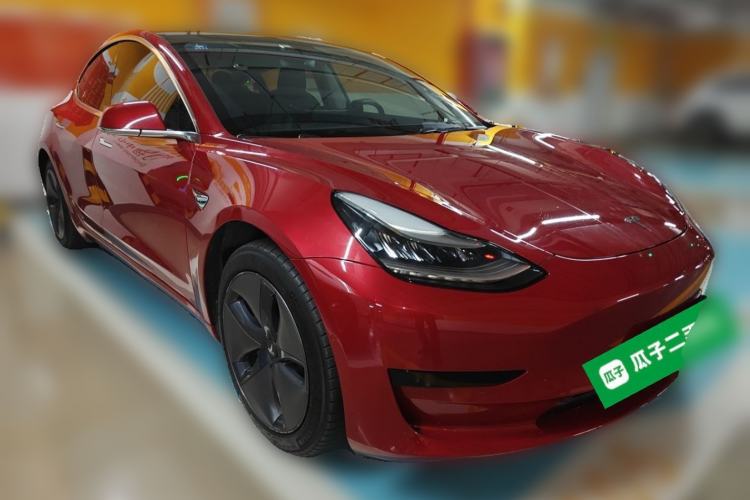 Used Tesla Model 3 2019 Standard Range Rear-Drive Upgraded Version Front Right 45 Deg