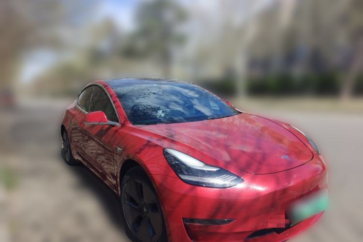 Used Tesla Model 3 2019 Long-Range All-Wheel-Drive Version Front Right 45 Deg