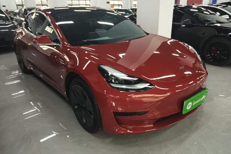 Used Tesla Model 3 2019 Standard Range Rear-Drive Upgraded Version Front Right 45 Deg