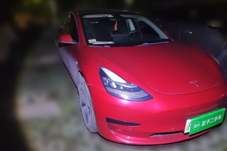 Used Tesla Model 3 2019 Standard Range Rear-Drive Upgraded Version Front Right 45 Deg