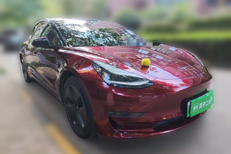 Used Tesla Model 3 2019 Long-Range All-Wheel-Drive Version Front Right 45 Deg