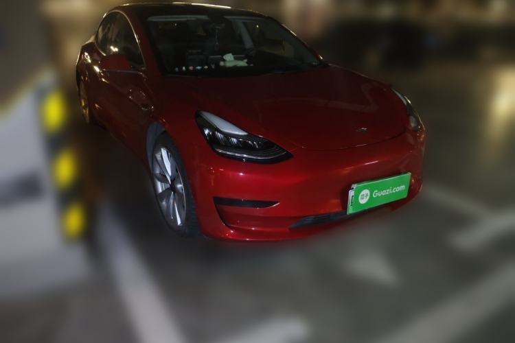 Used Tesla Model 3 2019 Standard Range Rear-Drive Upgraded Version Front Right 45 Deg