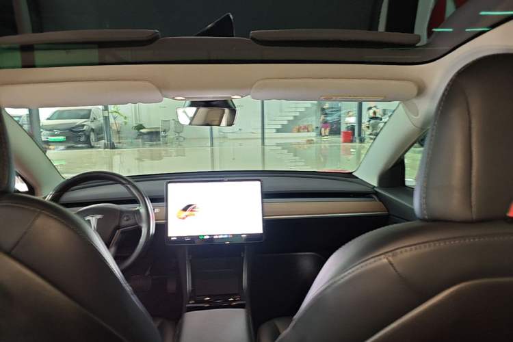 Used Tesla Model 3 2019 Long-Range Rear-Wheel-Drive Version Headliner