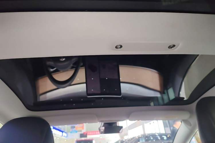 Used Tesla Model 3 2019 Long-Range All-Wheel-Drive Version Headliner