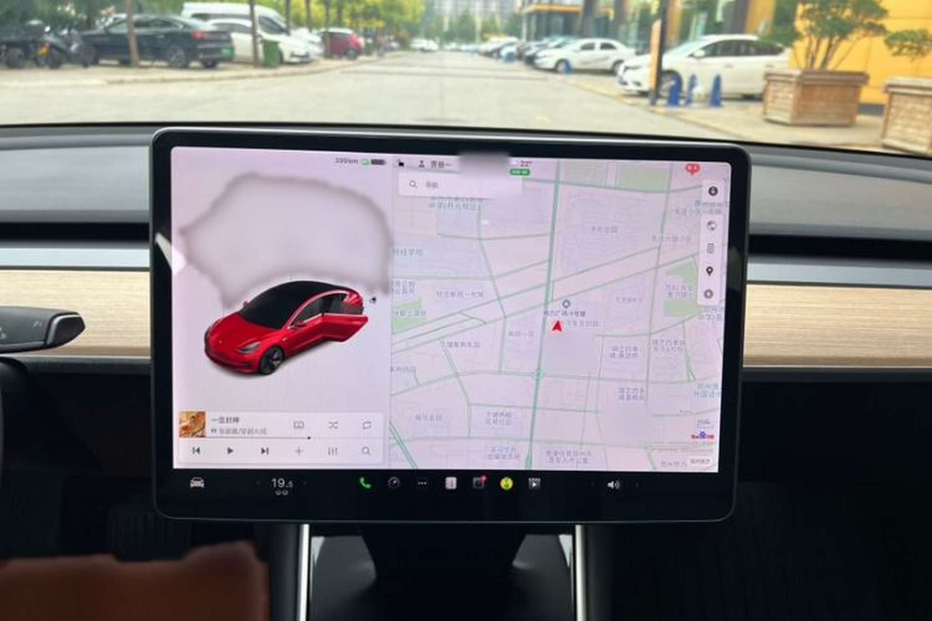 Used Tesla Model 3 2019 Long-Range All-Wheel-Drive Version Instrument Cluster