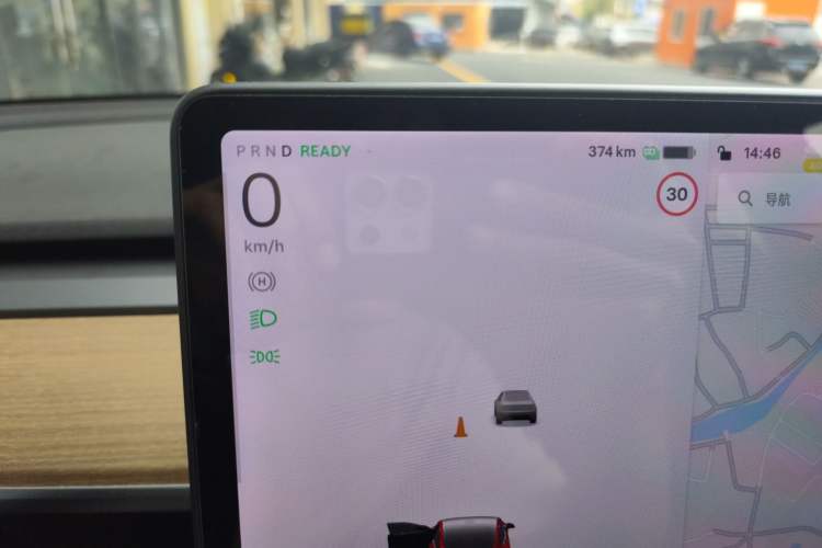 Used Tesla Model 3 2019 Long-Range Rear-Wheel-Drive Version Instrument Cluster