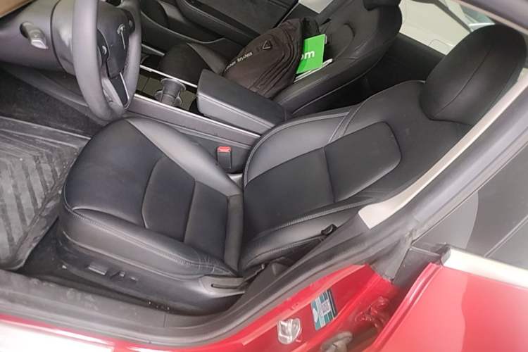 Used Tesla Model 3 2019 Long-Range Rear-Wheel-Drive Version Left Front Seat