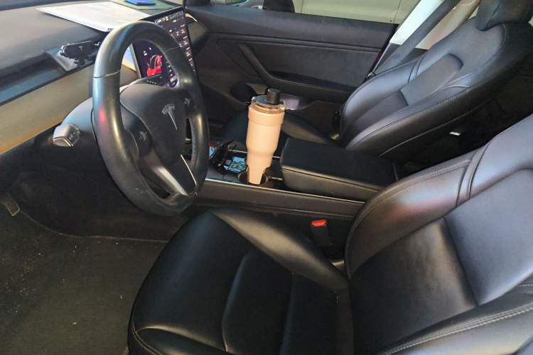 Used Tesla Model 3 2019 Long-Range Rear-Wheel-Drive Version Left Front Seat