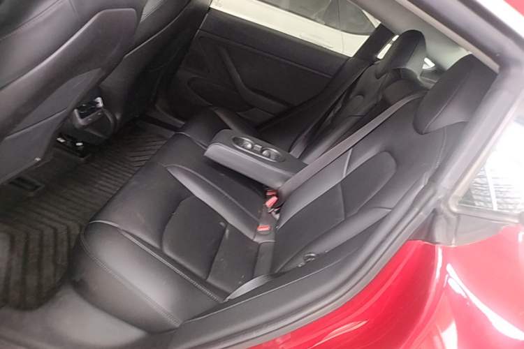 Used Tesla Model 3 2019 Long-Range Rear-Wheel-Drive Version Left Rear Seat
