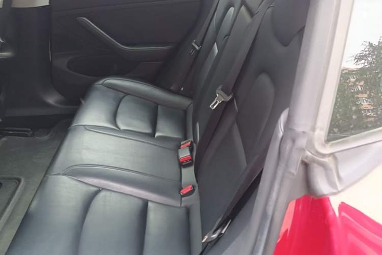 Used Tesla Model 3 2019 Long-Range All-Wheel-Drive Version Left Rear Seat