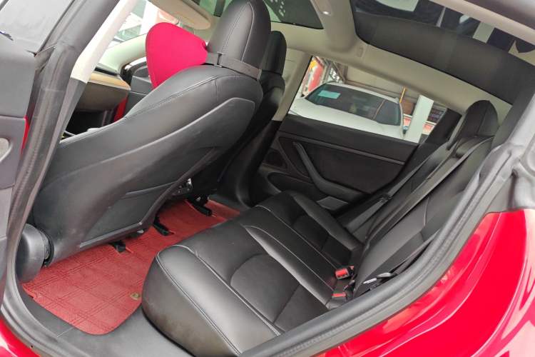 Used Tesla Model 3 2019 Standard Range Rear-Drive Upgraded Version Left Rear Seat