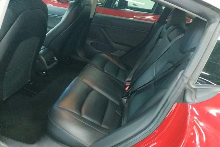 Used Tesla Model 3 2019 Long-Range Rear-Wheel-Drive Version Left Rear Seat