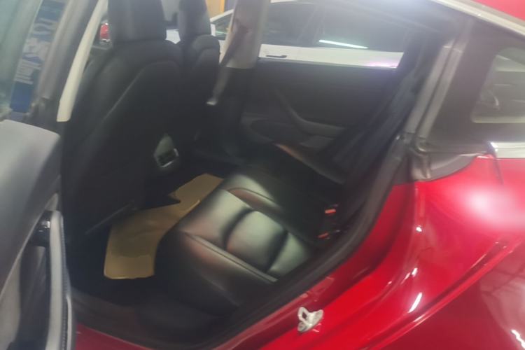 Used Tesla Model 3 2019 Long-Range All-Wheel-Drive Version Left Rear Seat