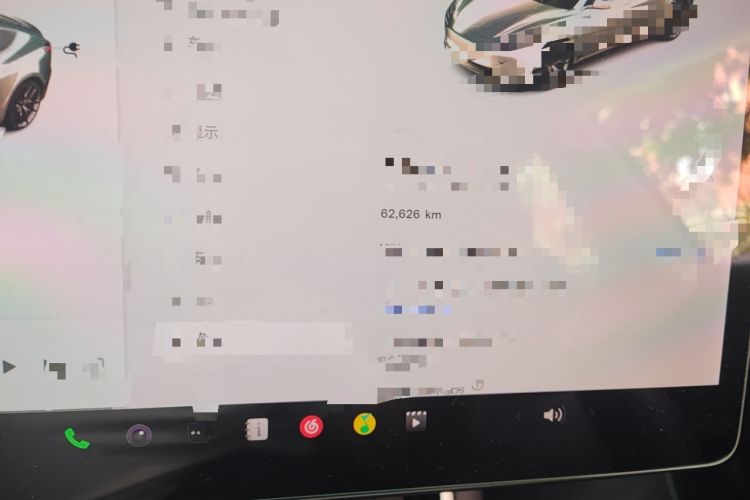 Used Tesla Model 3 2019 Standard Range Rear-Wheel Drive Upgraded Version (60 kWh) Odometer Close Up