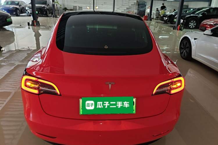 Used Tesla Model 3 2019 Long-Range Rear-Wheel-Drive Version Rear