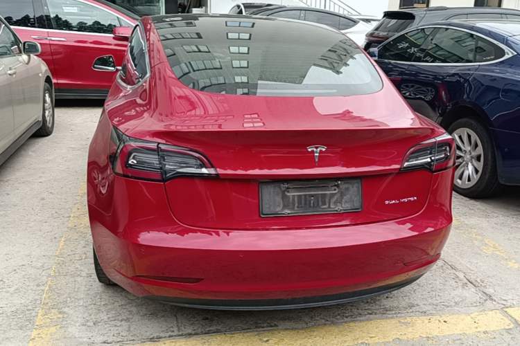 Used Tesla Model 3 2019 Long-Range All-Wheel-Drive Version Rear