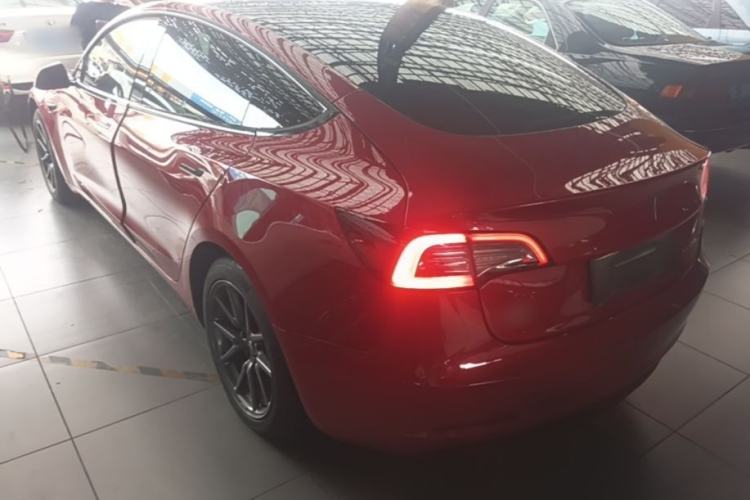 Used Tesla Model 3 2019 Standard Range Rear-Drive Upgraded Version Rear Left 45 Deg