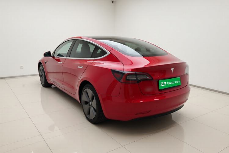 Used Tesla Model 3 2019 Standard Range Rear-Drive Upgraded Version Rear Left 45 Deg
