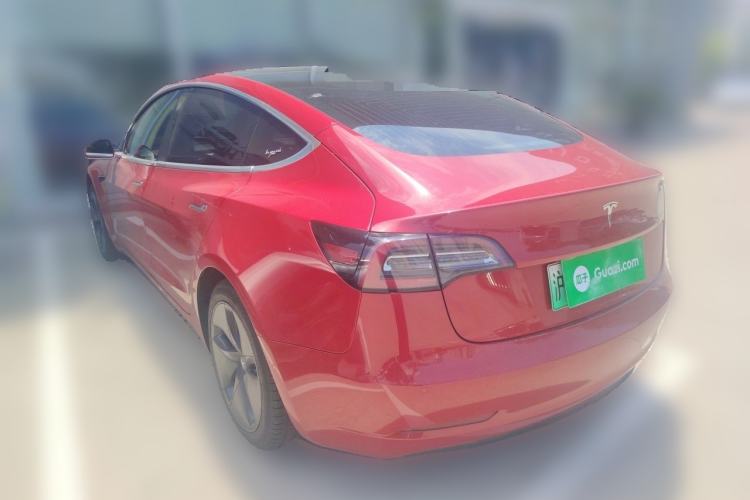 Used Tesla Model 3 2019 Standard Range Rear-Wheel Drive Upgraded Version (60 kWh) Rear Left 45 Deg