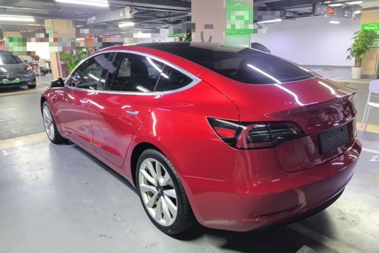 Used Tesla Model 3 2019 Standard Range Rear-Drive Upgraded Version Rear Left 45 Deg