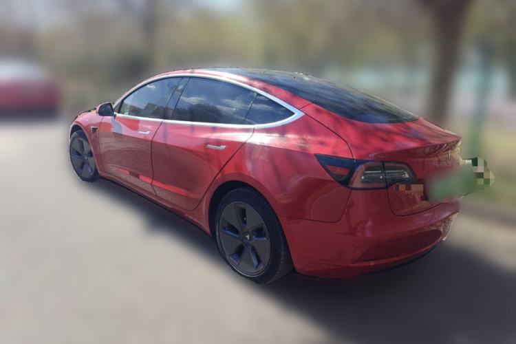 Used Tesla Model 3 2019 Long-Range All-Wheel-Drive Version Rear Left 45 Deg