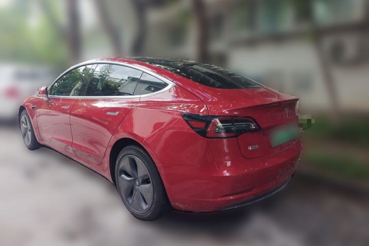 Used Tesla Model 3 2019 Standard Range Rear-Drive Upgraded Version Rear Left 45 Deg