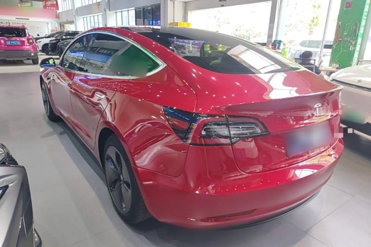 Used Tesla Model 3 2019 Long-Range All-Wheel-Drive Version Rear Left 45 Deg